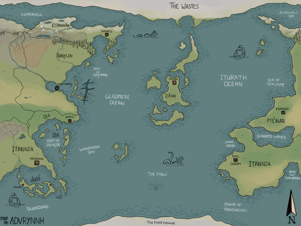 Advrynnh Map