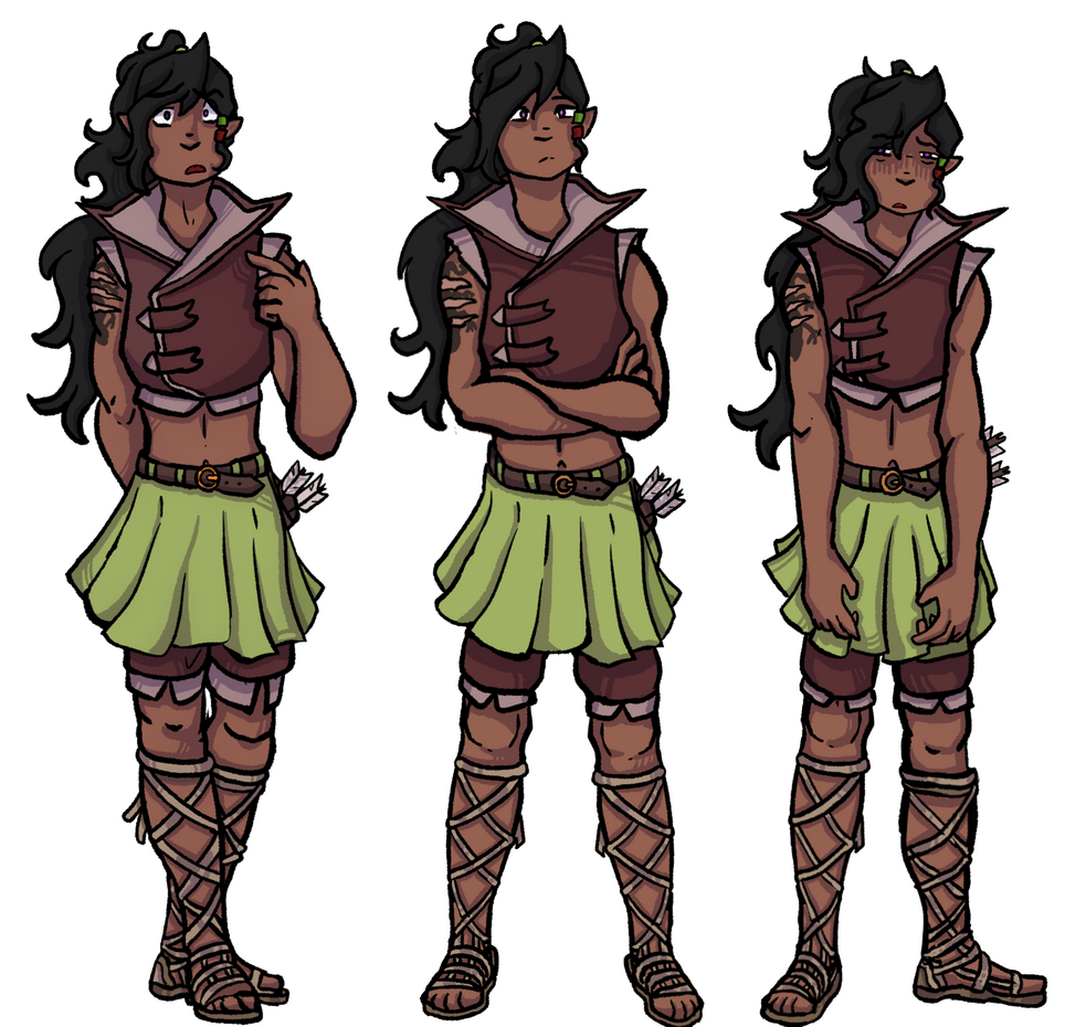 Posing for vid project